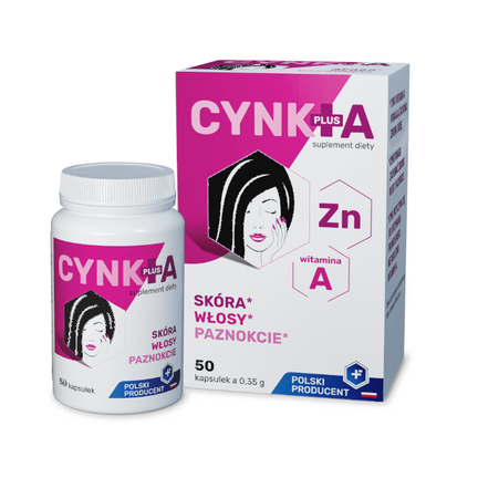 Cynk Plus A, 50 kapsułek - zdjęcie produktu