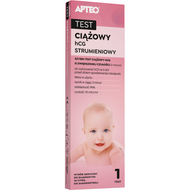 Test ciążowy HCG strumieniowy APTEO, 1 sztuka