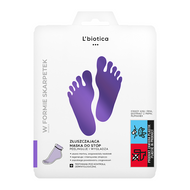L'Biotica, maska złuszczająca do stóp w postaci nasączonych skarpetek, 40 ml