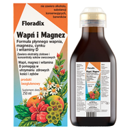 Floradix Saludynam Wapń i Magnez, 250 ml