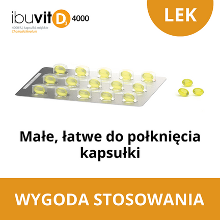 Ibuvit D3 4000 IU, 30 kapsułek miękkich - POLPHARMA