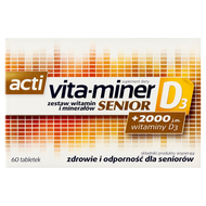 Vita-miner Senior D3, 60 tabletek