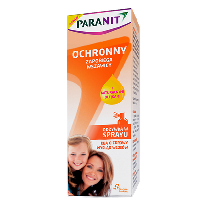 OMEGA PHARMA Paranit Ochronny, odżywka w spray'u 100 ml — Składniki i ocena