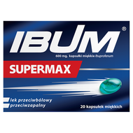 Ibum Supermax 600 mg, 20 kapsułek miękkich