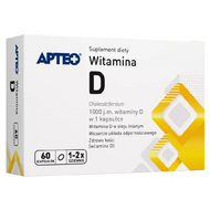 Witamina D APTEO, 60 kapsułek