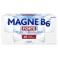 Magne B6 Forte 100 mg + 10 mg, 60 tabletek powlekanych