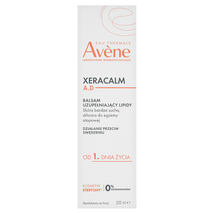 PIERRE FABRE Avene XeraCalm A.D, balsam uzupełniający lipidy, 200 ml — Inhaltsstoffe i ocena