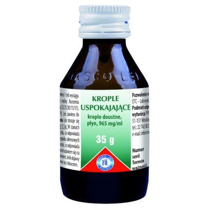 Krople Uspokajające Hasco, 35 g - zdjęcie produktu