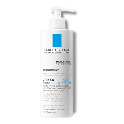 La Roche-Posay Lipikar Baume Light AP+M, balsam regenerujący do ciała, 400 ml - L'OREAL