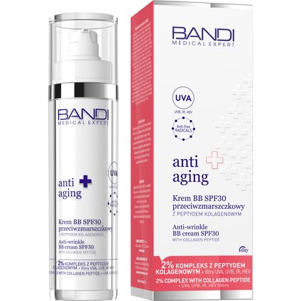 BANDI COSMETICS Bandi Medical Expert, Anti-Falten BB-Creme SPF30, 50 ml — Inhaltsstoffe i ocena