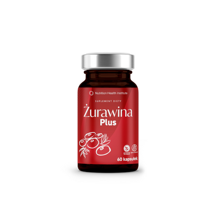 Nutrition Health, Żurawina Plus, 60 kapsułek - zdjęcie produktu