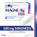 Magne-B6 Max, 50 tabletek powlekanych - SUPLEMENT DIETY