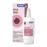 Hylo-dual, krople nawilżające do oczu, 10 ml