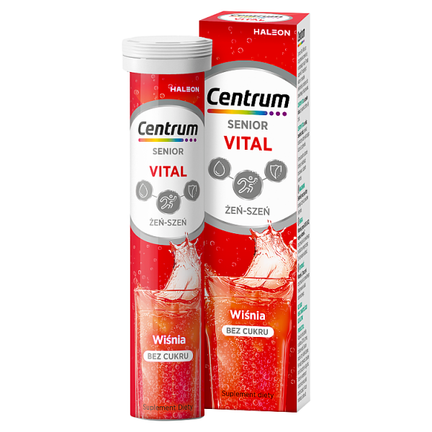 Centrum Vital Senior, 20 tabletek musujących - zdjęcie produktu