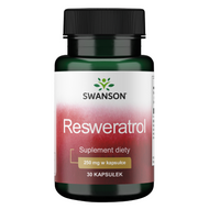 Swanson Resweratrol 250 mg, 30 kapsułek