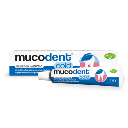 Mucodent Cold (dawniej Mucosit Dent), kojący żel na dziąsła, 15 g - zdjęcie produktu