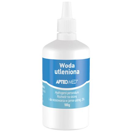 Woda utleniona APTEO MED, 100 g,  produkt z krótką datą ważności - zdjęcie produktu