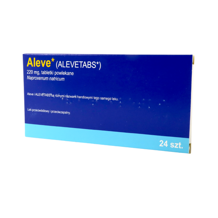 Aleve 220 mg, 24 tabletki powlekane (import równoległy Delfarma) - zdjęcie produktu