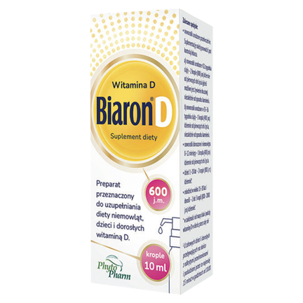 Biaron D 600 j.m., krople, 10 ml - zdjęcie produktu