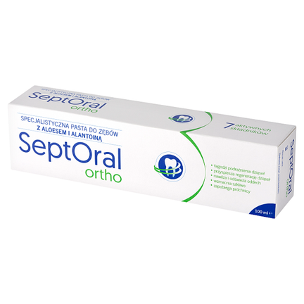 SeptOral Ortho, pasta do zębów z aloesem i alantoiną, 100 ml - KOSMETYK