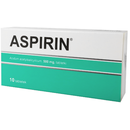 Aspirin 500 mg, 10 tabletek (import równoległy Inpharm) - zdjęcie produktu