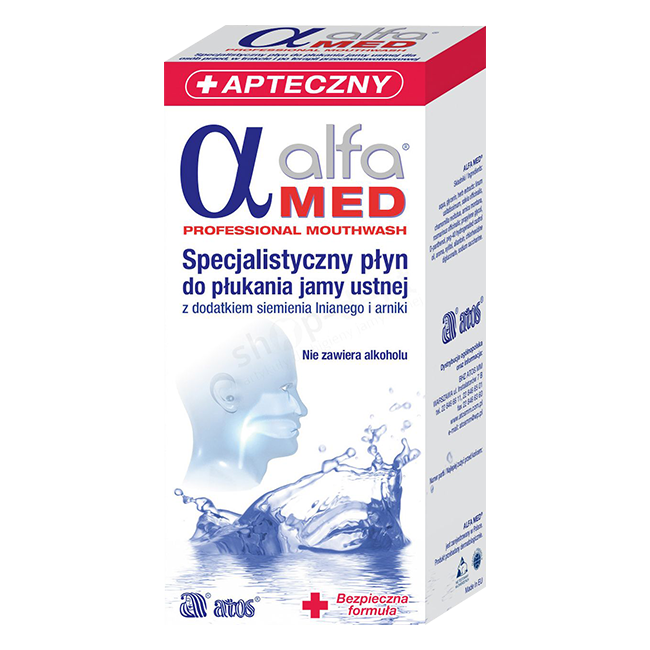Alfa Med, specjalistyczny płyn do płukania jamy ustnej, 200 ml