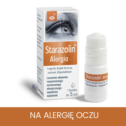 Starazolin Alergia 1 mg/ml, krople do oczu, 5 ml - PRODUKT LECZNICZY NIEREFUNDOWANY OTC