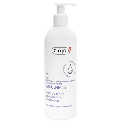ZIAJA Ziaja Med Siemię lniane Serum do ciała, 400 ml — Składniki i ocena