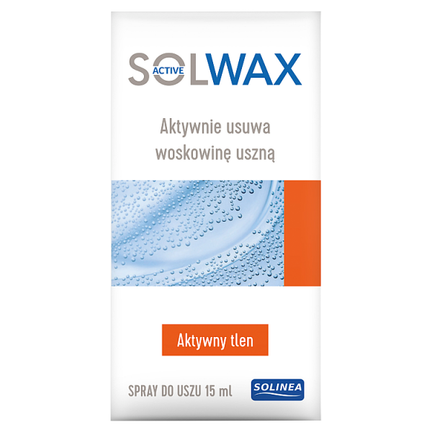 Spray do uszu Solwax Active, 15 ml - WYRÓB MEDYCZNY