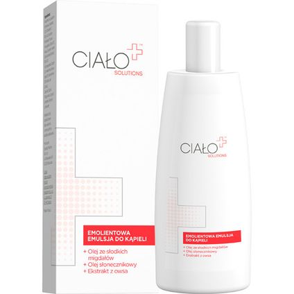 SYNOPTIS PLUS DLA SKÓRY Ciało+ Solutions, Emolientowa emulsja do kąpieli, 250 ml