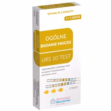 Test ogólne badanie moczu, URS 10 Test, 2 sztuki