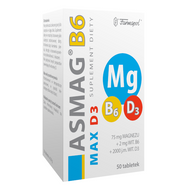Asmag B6 Max D3, 50 tabletek