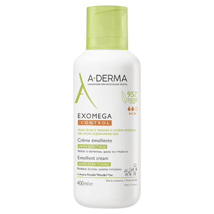 PIERRE FABRE Aderma Exomega Control krem emolient, 400 ml — Inhaltsstoffe i ocena