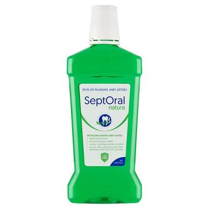 SeptOral Natura, płyn do płukania jamy ustnej, 500 ml - zdjęcie produktu