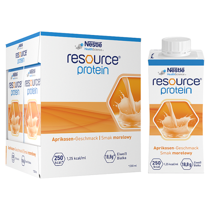 Resource Protein, smak morelowy, 4 x 200 ml - zdjęcie produktu