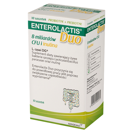 Enterolactis Duo, 10 saszetek - SUPLEMENT DIETY