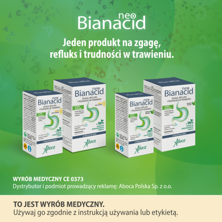 Neobianacid, Nadkwaśność i refluks, 14 tabletek do ssania - Dorosły, Dziecko, Młodzież