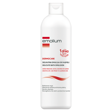 Emolium Dermocare, emulsja do kąpieli od 1. dnia życia, 200 ml - KOSMETYK