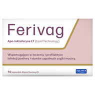 Ferivag, kapsułki dopochwowe, 14 sztuk