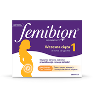Femibion 1 Wczesna ciąża, Kwas Foliowy Plus, 28 tabletek