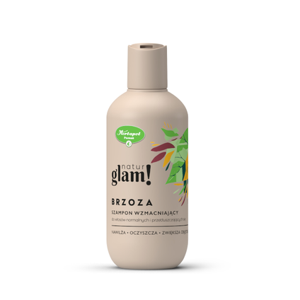 HERBAPOL POZNAŃ Natur Glam, szampon do włosów, Brzoza, 300 ml — Składniki i ocena