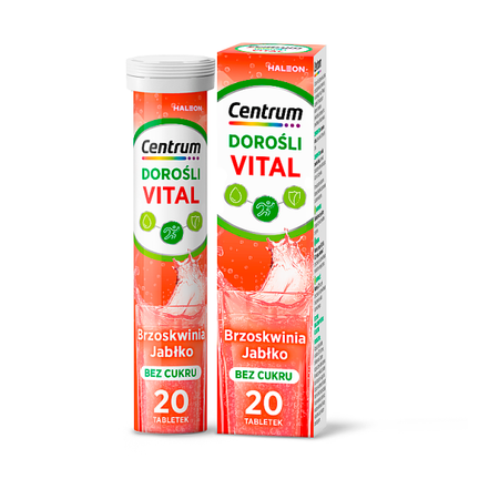 Centrum Vital Dorośli, 20 tabletek musujących  - zdjęcie produktu