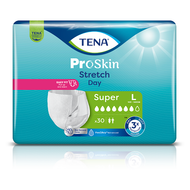 Pieluchomajtki TENA Stretch ProSkin Super Day, rozmiar L, 30 sztuk