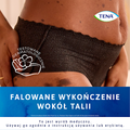 Majtki chłonne TENA Silhouette Black z niskim stanem, rozmiar M, 12 sztuk  - MAJTKI CHŁONNE