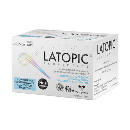 Latopic Probiotic, 90 kapsułek  - zdjęcie produktu
