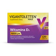 Vigantoletten Max 4000 j.m., witamina D3, 120 tabletek