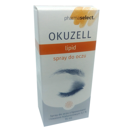 Okuzell Lipid, spray do oczu, 15 ml - zdjęcie produktu