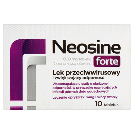 Neosine forte, 1000 mg, 10 tabletek - zdjęcie produktu