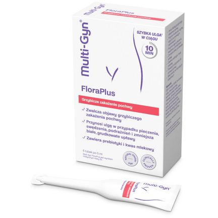 Multi-Gyn FloraPlus, żel, 5 x 5 ml - zdjęcie produktu