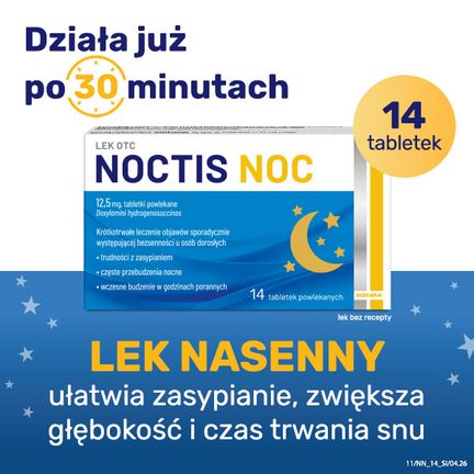Noctis Noc 12,5 mg, 14 tabletek powlekanych - 5909991463915